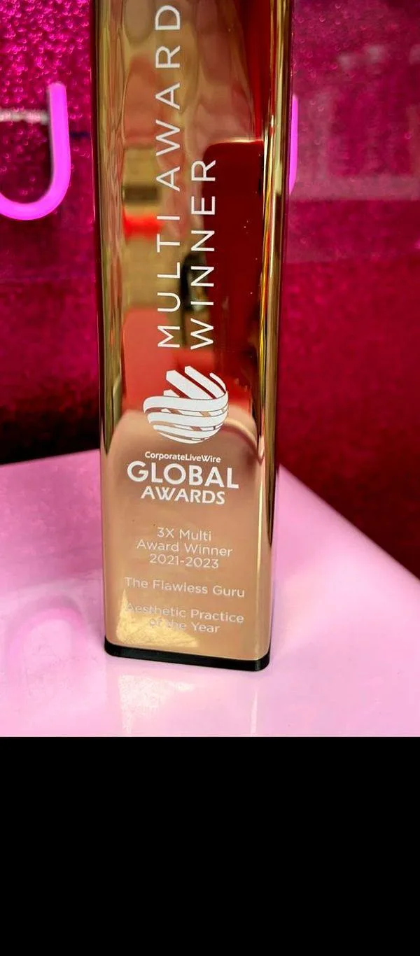 CorporateLiveWire Global Awards 3x Multi Award Winner 2021-2023 Aesthetic Practice of the Year