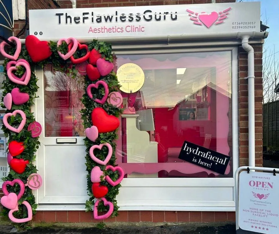 The Flawless Guru Aesthetics Clinic exterior Waterlooville Hampshire